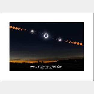 Total Solar Eclipse 2024 Posters and Art